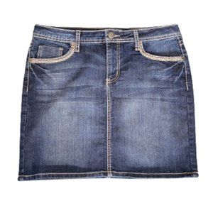 Earl Jeans Denim Skirt Blue Size 8